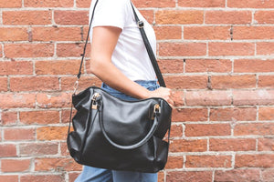 Black Leather Bag (Midtown only)